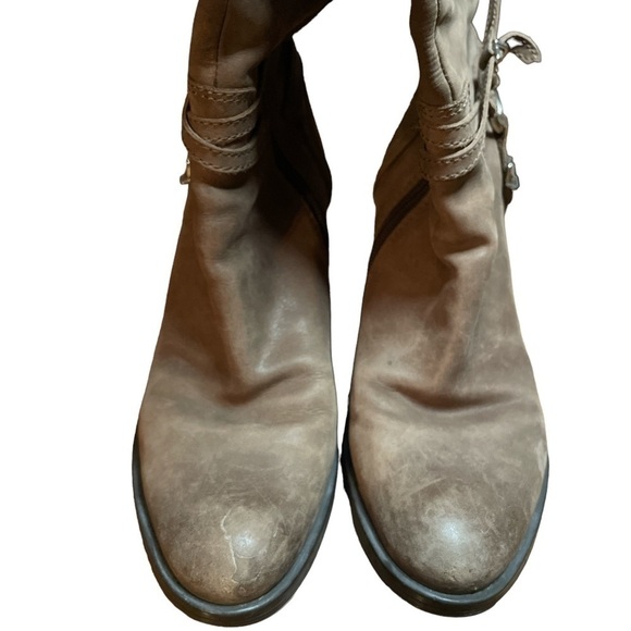 Geox Leather Knee High Riding Boots - Picture 4 of 9